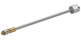 HUBER+SUHNER 32024E-29981SV2CR3-29094CR-12 RF / Coaxial Cable Assembly, VITA 67.3, 12 ", 304.8 mm, MINIBEND LR, SMPM Jack, SMA Plug, 50 ohm