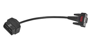 KVASER 01391-9 Adapter Cable, D Sub 9 Position Receptacle to OBD-II 16 Position Receptacle, 300mm