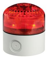 MULTICOMP PRO MP016048 Sounder, Continuous, Red, 105 dB, 64 Tone, 240 VAC, IP65, -40 to 55° C, 102 mm H, 92 mm Lens