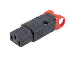 L-COM ACPWRC-C13L IEC Power Connector, IEC C13 Socket, 15 A, 250 V, Screw, Cable Mount