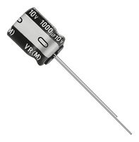NICHICON UVR1H101MPD1TD Electrolytic Capacitor, 100 µF, 50 V, ± 20%, Radial Leaded, 2000 hours @ 85°C, Polar