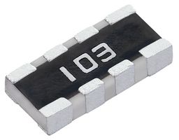 MULTICOMP PRO MPNF43JTFX0010 Fixed Network Resistor, 1 ohm, Isolated, 4 Resistors, 0603 [1608 Metric], Flat, ± 5%