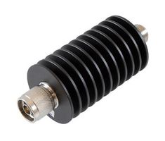 FAIRVIEW MICROWAVE FMAT7580-6 RF Fixed Attenuator, N Male to N Female, 6 dB, DC to 10GHz, 50 W, 50 ohm, Aluminium