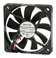 SAME SKY CFM-6015V-239-292-20 DC Axial Fan, 24 V, Square, 60 mm, 15 mm, omniCOOL, 22.8 CFM