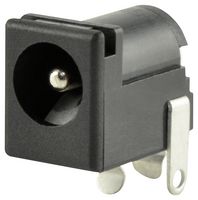 SAME SKY PJ-202A DC Power Connector, Jack, 2.5 A, 2 mm, PCB Mount, Through Hole Right Angle