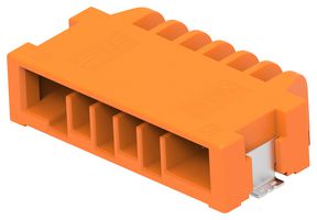 TE CONNECTIVITY 1-2464043-6 Pin Header, X-Key, Wire-to-Board, 3.5 mm, 1 Rows, 6 Contacts, Surface Mount Right Angle