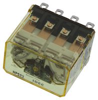 IDEC RH4B-ULAC24V Power Relay, 4PDT, 24 VAC, 10 A, RH Series, Socket, Non Latching