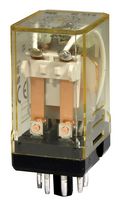 IDEC RR2KP-UAC120V Power Relay, DPDT, 120 VAC, 10 A, RR2KP Series, Socket, Latching Dual Coil