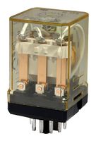 IDEC RR3PA-UDC24V Power Relay, 3PDT, 24 VDC, 10 A, RR Series, Socket, Non Latching