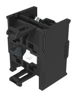 EAO 704.911.5-1 Contact Block, SPST-NC/NO, Screw, 2 Pole, 10 A, 500 V, EAO 04 Series Selector Switches
