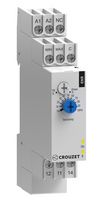CROUZET 84870100 Level Control Relay, SPDT, 500 ms, 4 VA, 240 V, 4 to 100 kOhm