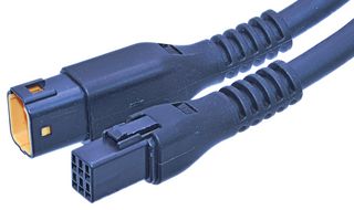 JST / JAPAN SOLDERLESS TERMINALS A06TJWPF06RJWPF22KJ914OM Cable Assembly, Wire to Board Plug to Wire to Board Receptacle, 6 Ways, 2 mm, 2 Row, 914.2 mm