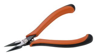 ERGO BAHCO 4830 Combination Pliers, 2-Component Handles, Smooth Jaw, Snipe Nose, 135mm Length, ERGO Series