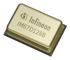 INFINEON IM67D128BV01XTMA1 Microphone, Omnidirectional, MEMS, Digital - PDM, 128 Db AOP, 67 dB SNR, 1.6 to 3.465 V, TLGA-5
