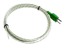 PICO TECHNOLOGY SE061 TYPE K, HI TEMP, 3M Test Cable Assembly, High-Temp, Exposed Tip, Fiberglass-Insulated, 3m, Type K Thermocouple Probe