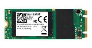 SWISSBIT SFSA060GM3AA2TO-I-LB-326-STD SSD, Internal, M.2 2260, SATA 6 Gb/s (SATA III), 60 GB, MLC NAND, Non-Encrypted