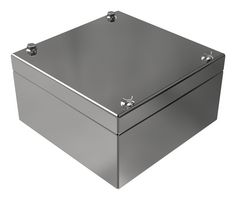 ROSE 371515081 Metal Enclosure, Industrial, 304 Stainless Steel, 150 mm, 150 mm, 81 mm, IP66