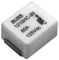EATON BUSSMANN 1210HC80-RTR Fuse, Surface Mount, 80 A, Fast Acting, 125 V, 12.4mm x 10mm, 1210HC Series