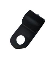 MULTICOMP PRO MP016740 Fastener, P-Clip, Screw Mount Cable Clamp, 7.9 mm, Nylon 6.6 (Polyamide 6.6), Black, 22 mm, 10 mm