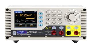 AIM-TTI INSTRUMENTS ADM1055 Bench Digital Multimeter, 5.5, USB, 10 A, 430 V, 10 Mohm, A Series