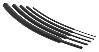 TE CONNECTIVITY - RAYCHEM NB20034001 Heat Shrink Tubing, 2:1, 0.28 ", 7.11 mm, Black