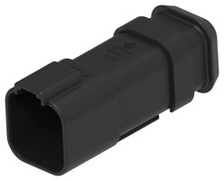 TE CONNECTIVITY DT04-6P-CE09 Automotive Connector Housing, DT Series, Plug, Receptacle, 6 Ways