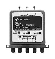 KEYSIGHT TECHNOLOGIES 8764A/-024 Coaxial Switch, 5-Port, SAM Female, 0.25 dB Insertion Loss, 100 dB Isolation, 4 GHz, 8764 Series