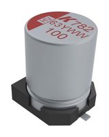 KEMET A782MN337M1ELAS025 Hybrid Aluminium Electrolytic Capacitor, 330 µF, ± 20%, 25 V, Radial Can - SMD, 0.025 ohm