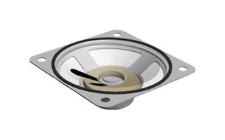 SAME SKY GA0576M Speaker, 250 mW, 500 Hz, 8 ohm, 80 dB, Round, 57mm x 19.5mm