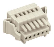 WAGO 733-112/037-000 Pluggable Terminal Block, 2.5 mm, 12 Ways, 28 AWG, 20 AWG, 0.5 mm², Clamp