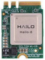 HAILO TECHNOLOGIES LTD HM218B1C2KAE Hailo 8 AI Module, M.2 Key B+M, 2230, PCIe Gen3x2, 6.6W, 26 TOPS,-40 °C to 85 °C