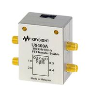 KEYSIGHT TECHNOLOGIES U9400A Solid State FET Transfer Switch, SMA Female, 3.5 dB Insertion Loss, 100 dB Isolation, 8 GHz