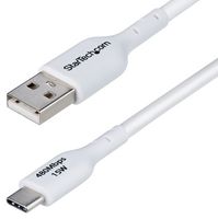 STARTECH USB2AC3MNCWHE USB Cable, Type A Plug to Type C Plug, 3 m, 9.8 ft, USB 2.0, White