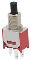 TE CONNECTIVITY - ALCOSWITCH DMPS2P4B3TSVS05 Pushbutton Switch, DMP Series, 4.95 mm, SPDT, On-(On), Plunger, Black