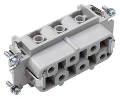 LAPP 10171000 Heavy Duty Connector, EPIC H-BS Series, Insert, 6 Contacts, 16B, Receptacle, Screw Socket