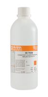 HANNA INSTRUMENTS HI-7039L Conductivity Solution, Liquid, Bottle, 500 ml, 5000 µS/cm
