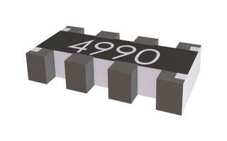 YAGEO YC324-FK-0710KL Fixed Network Resistor, 10 kohm, Isolated, 4 Resistors, 2012 [5030 Metric], Convex, ± 1%