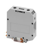 PHOENIX CONTACT 3009118 DIN Rail Mount Terminal Block, Grey, 2 Ways, 4 AWG, 00 AWG, 70 mm², Screw, 150 A