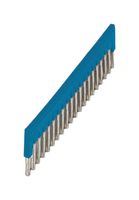 PHOENIX CONTACT 3032208 Jumper (Busbar), Blue, 32 A, Plug In Bridge, Phoenix Contact CLIPLINE Series Terminal Blocks