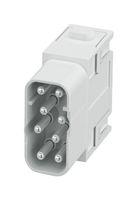 PHOENIX CONTACT 1424227 Heavy Duty Connector, HC-M-08 Series, Insert, 8 Contacts, Plug, Push In Pin