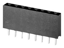 SAME SKY SSK02-FPH-254-A8 PCB Receptacle, Board-to-Board, 2.54 mm, 1 Rows, 8 Contacts, Through Hole Straight