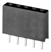 SAME SKY SSK02-FPH-254-A5 PCB Receptacle, Board-to-Board, 2.54 mm, 1 Rows, 5 Contacts, Through Hole Straight