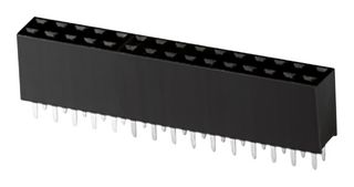 SAME SKY SSK04-FPH-254-B15 PCB Receptacle, Board-to-Board, 2.54 mm, 2 Rows, 30 Contacts, Through Hole Straight