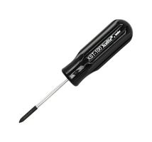 WELLER XCELITE XST100N Screwdriver, Phillips, Black Handle, #0 Tip, 50.8mm L x 3.2mm Dia Blade, 117.5mm OVL, Classic Series