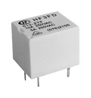 HONGFA HF3FD/012-HTF Power Relay, Flux Proofed, SPST-NO, 12 VDC, 10 A, HF3FD Series, Through Hole, Non Latching