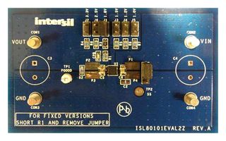RENESAS ISL80101EVAL2Z Evaluation Kit, ISL80101IRAJZ, LDO Linear Regulator, 1A Output
