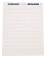 BRADY LAT-18-361-1 Wire Marker, Self Laminating, Blank (No Legend), 25.4mm x 33.78mm, PET (Polyester), White