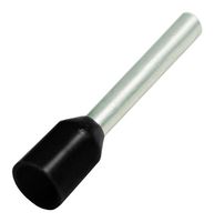 MULTICOMP PRO MP016950 Wire Ferrule, Single Wire, 16 AWG, 1.5 mm², 12 mm, Black