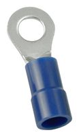 MULTICOMP PRO MP016957 Ring Tongue Terminal, M4, #8, 14 AWG, 2.5 mm², Blue