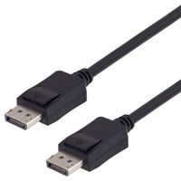 L-COM DPA00006-3M Audio / Video Cable Assembly, DisplayPort Plug, DisplayPort Plug, 9.8 ft, 3 m, DPA00006 Series